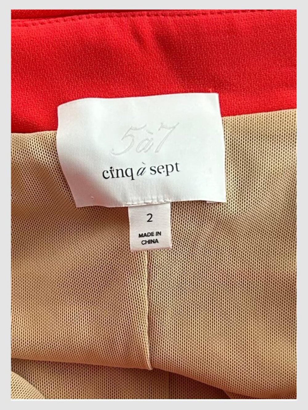 CINQ ร SEPT Vance Red Ruched Mini Dress Size 2 XS - Picture 6 of 6